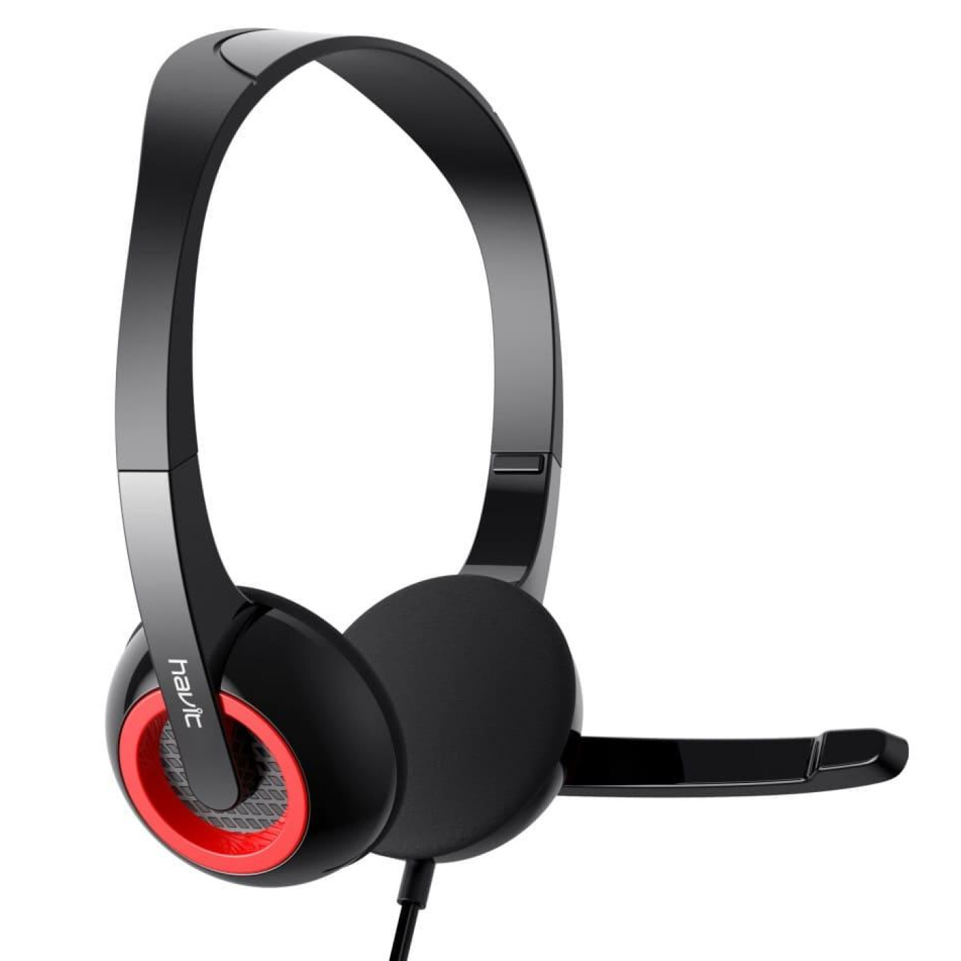 Наушники Havit HV-H202d Black, AUX (3.5мм), 32 Ом, кабель 1.4м (6939119033705)