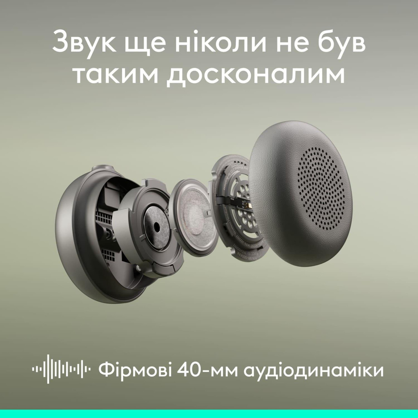 Гарнітура Logitech ZONE Wireless 2 ES Headset White (981-001508)