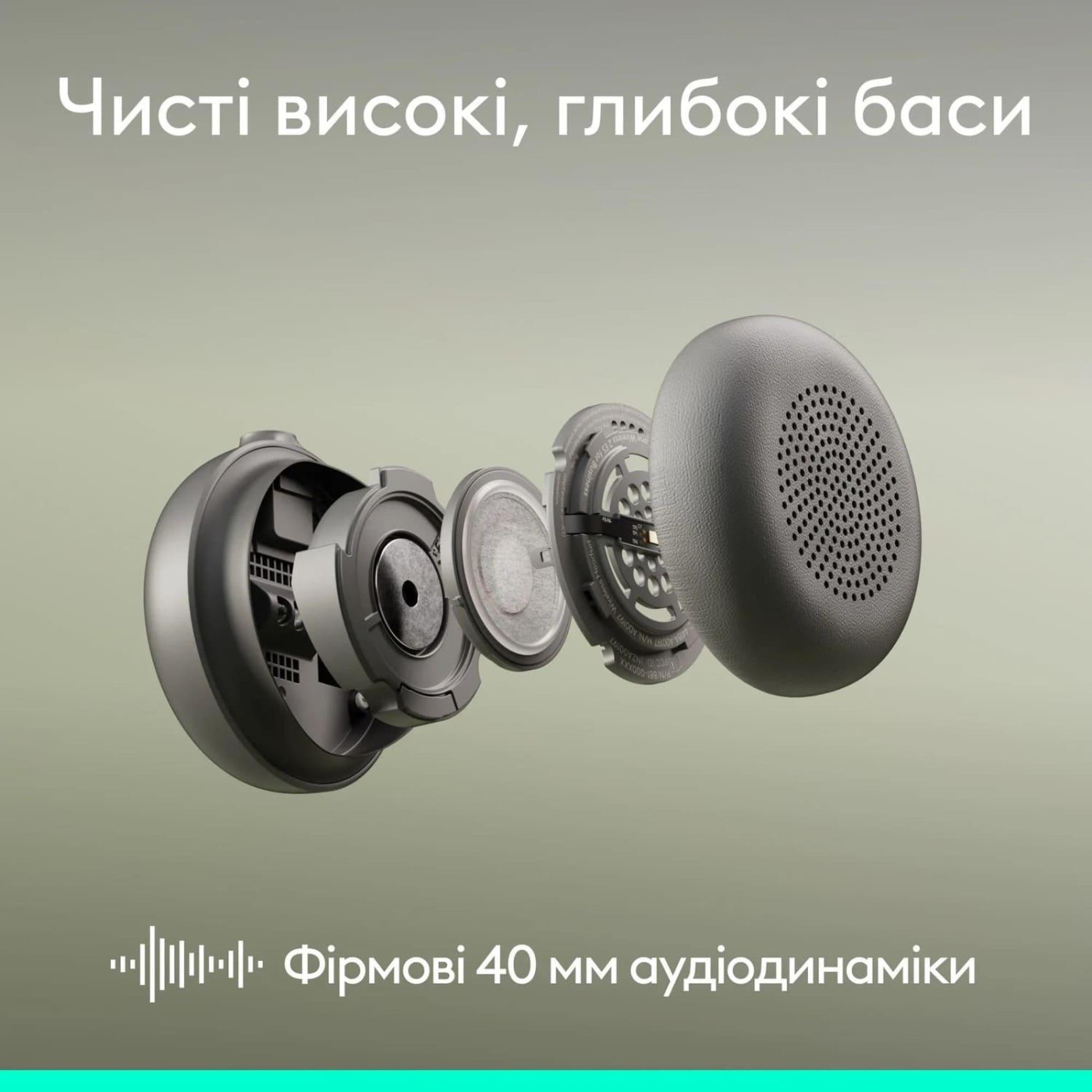 Гарнітура Logitech Zone Wireless 2 ES Headset for Business Graphite (981-001512)