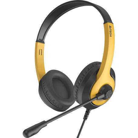 Гарнітура A4Tech A4-Tech FH100U USB Black-Gold (FH100U (Bumblebee))