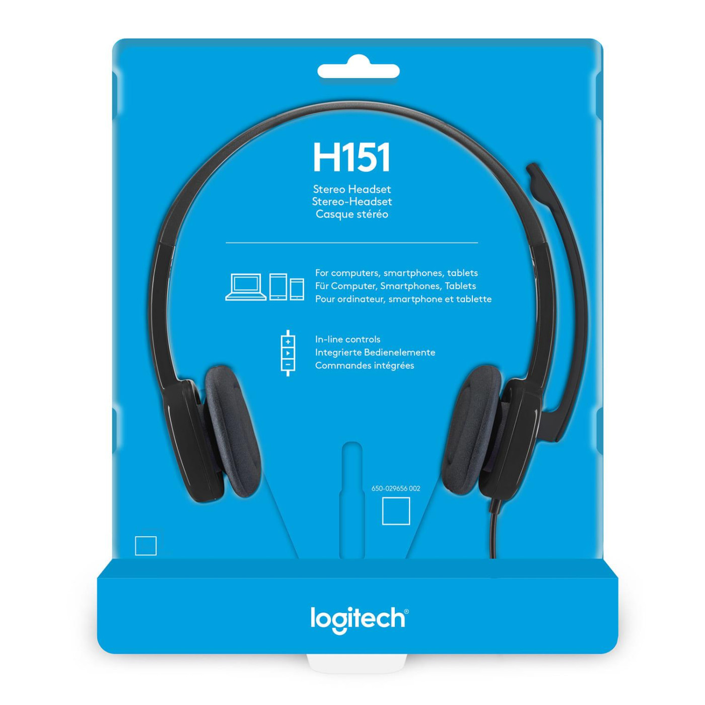 Компьютерная гарнитура Logitech H151 Stereo Black (981-000589)