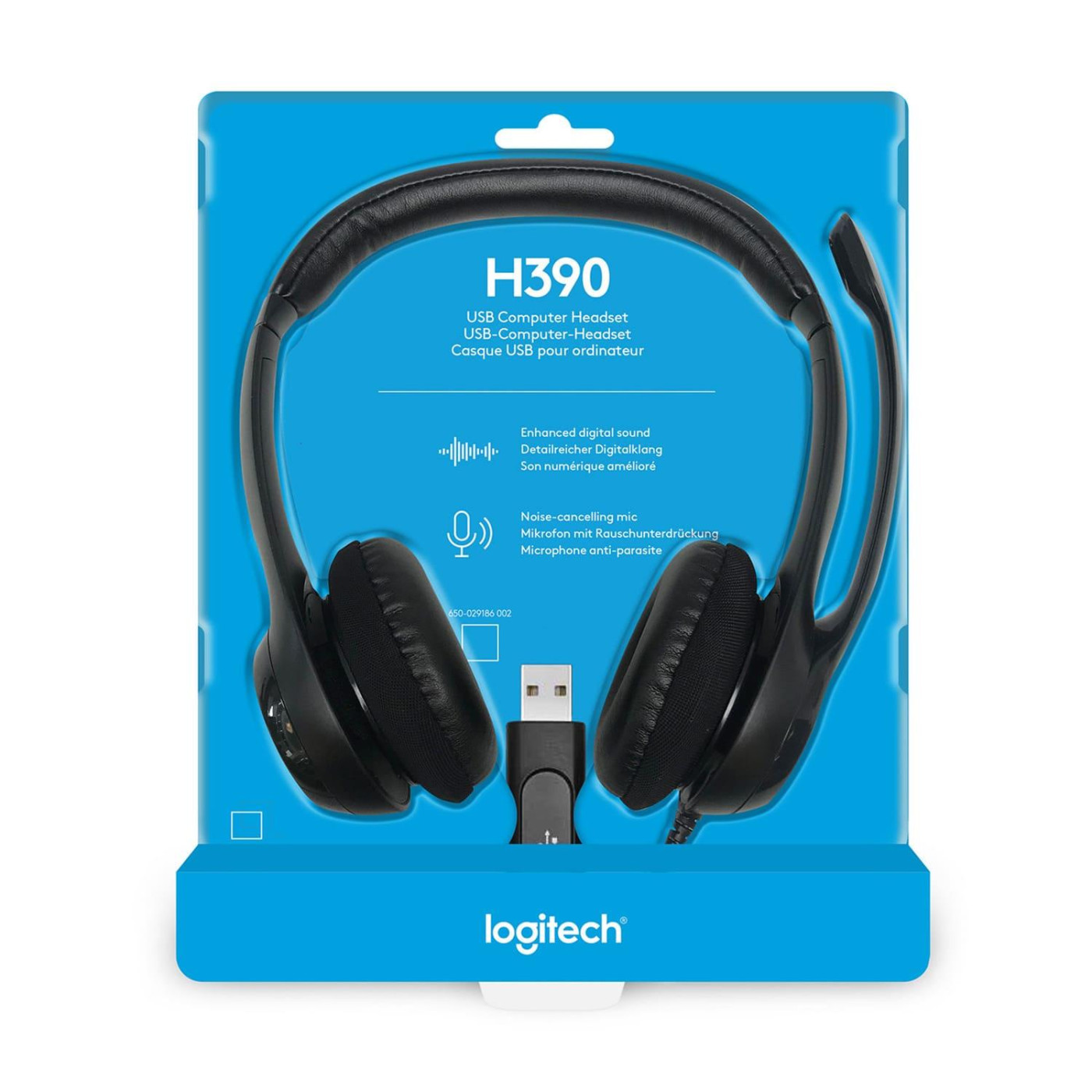 Гарнитура Logitech H390 USB Black (981-000406)