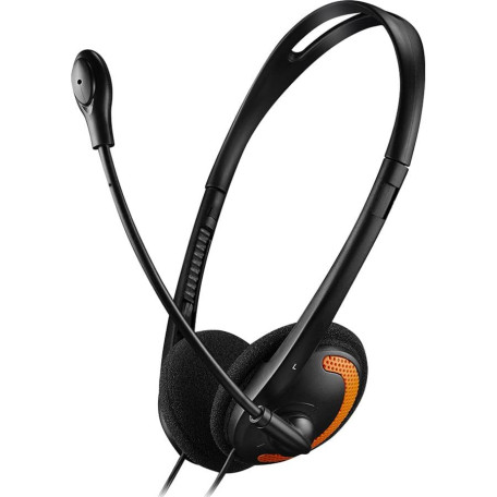 Гарнітура Canyon CNS-CHS01BO Black-Orange (CNS-CHS01BO)