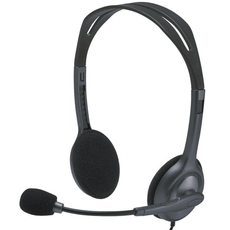 Комп'ютерна гарнітура Logitech H111 Stereo Silver (981-000593)