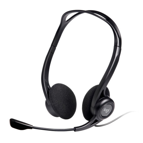 Комп'ютерна гарнітура Logitech 960 PC Headset USB Black (981-000100)