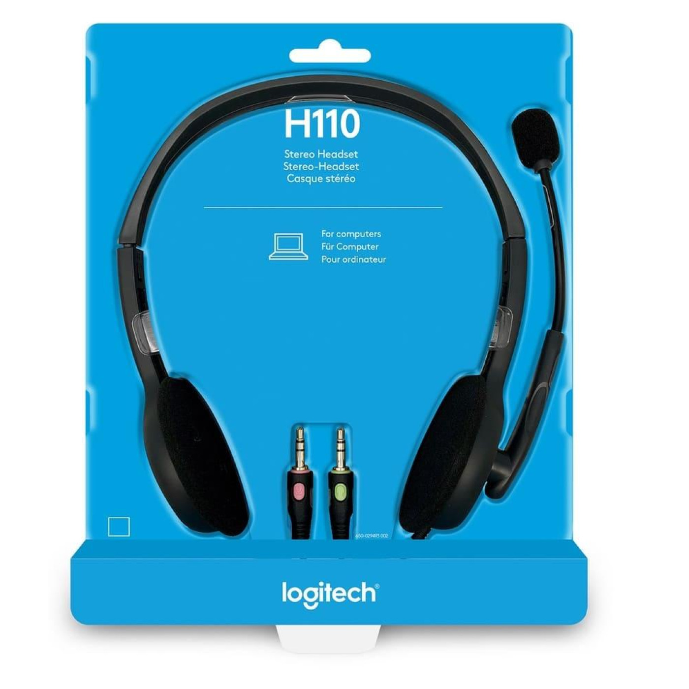 Компьютерная гарнитура Logitech H110 Silver (981-000271)