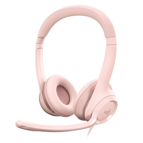 Гарнітура Logitech H390 USB Rose (981-001281)