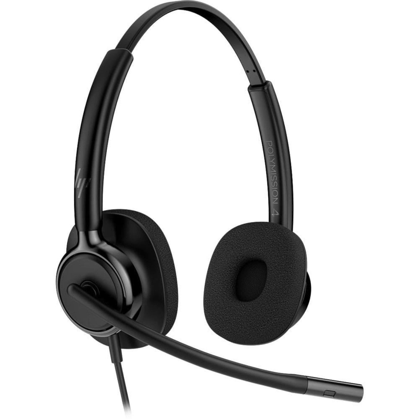 Гарнитура Poly On-ear HP Mission 425 USB-A USB-C Uni-mic AI noise cancelling Black (C01B3AA)