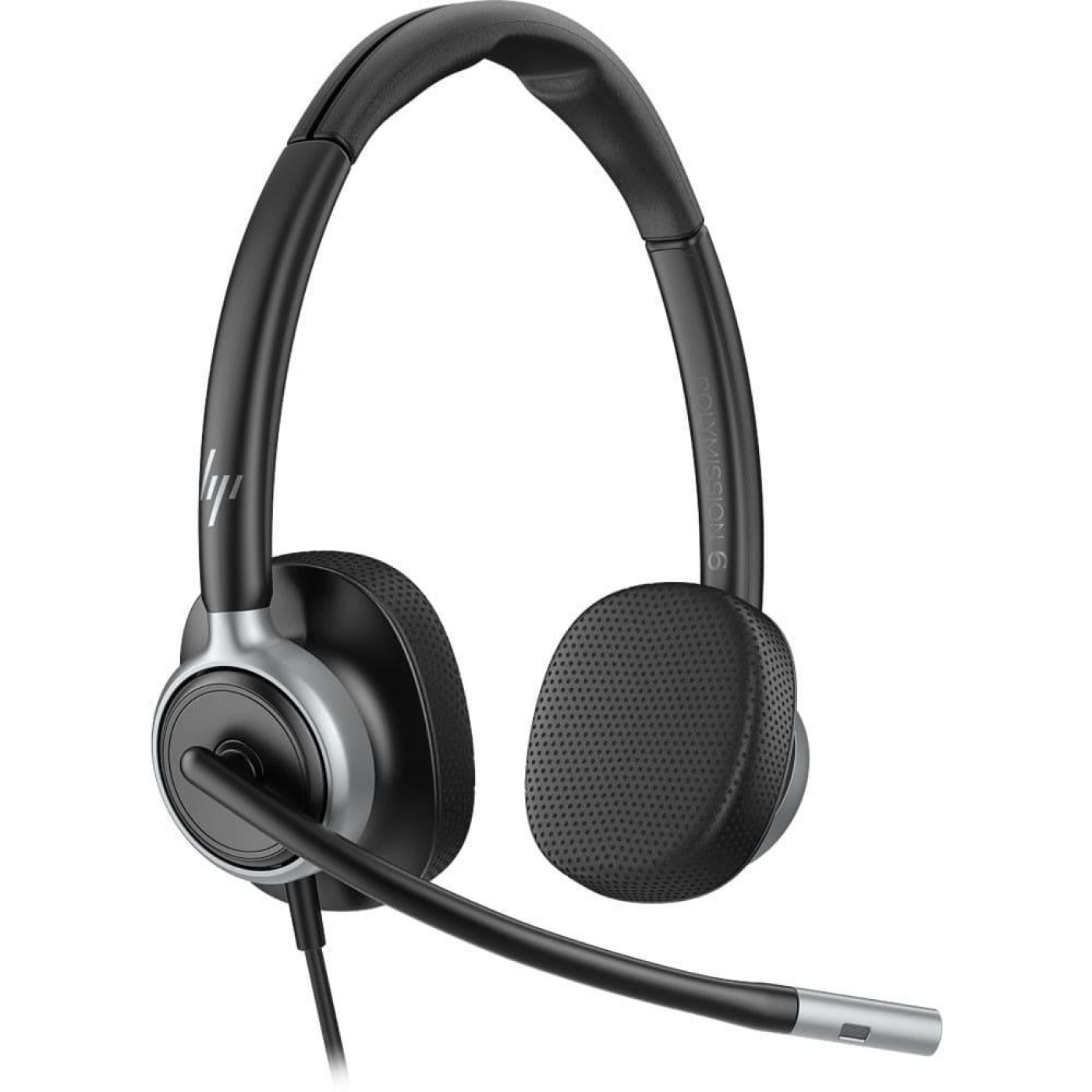 Гарнитура Poly On-ear HP Mission 625 USB-A USB-C 2 x Uni-mic AI noise reduction Black (C01C6AA)