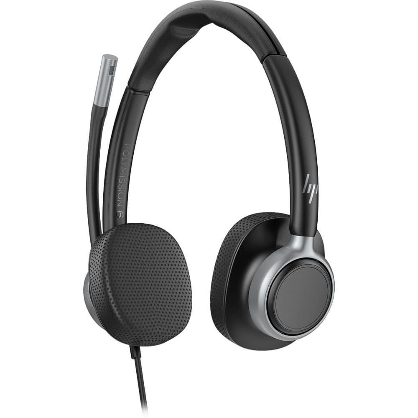Гарнитура Poly On-ear HP Mission 625 USB-A USB-C 2 x Uni-mic AI noise reduction Black (C01C6AA)