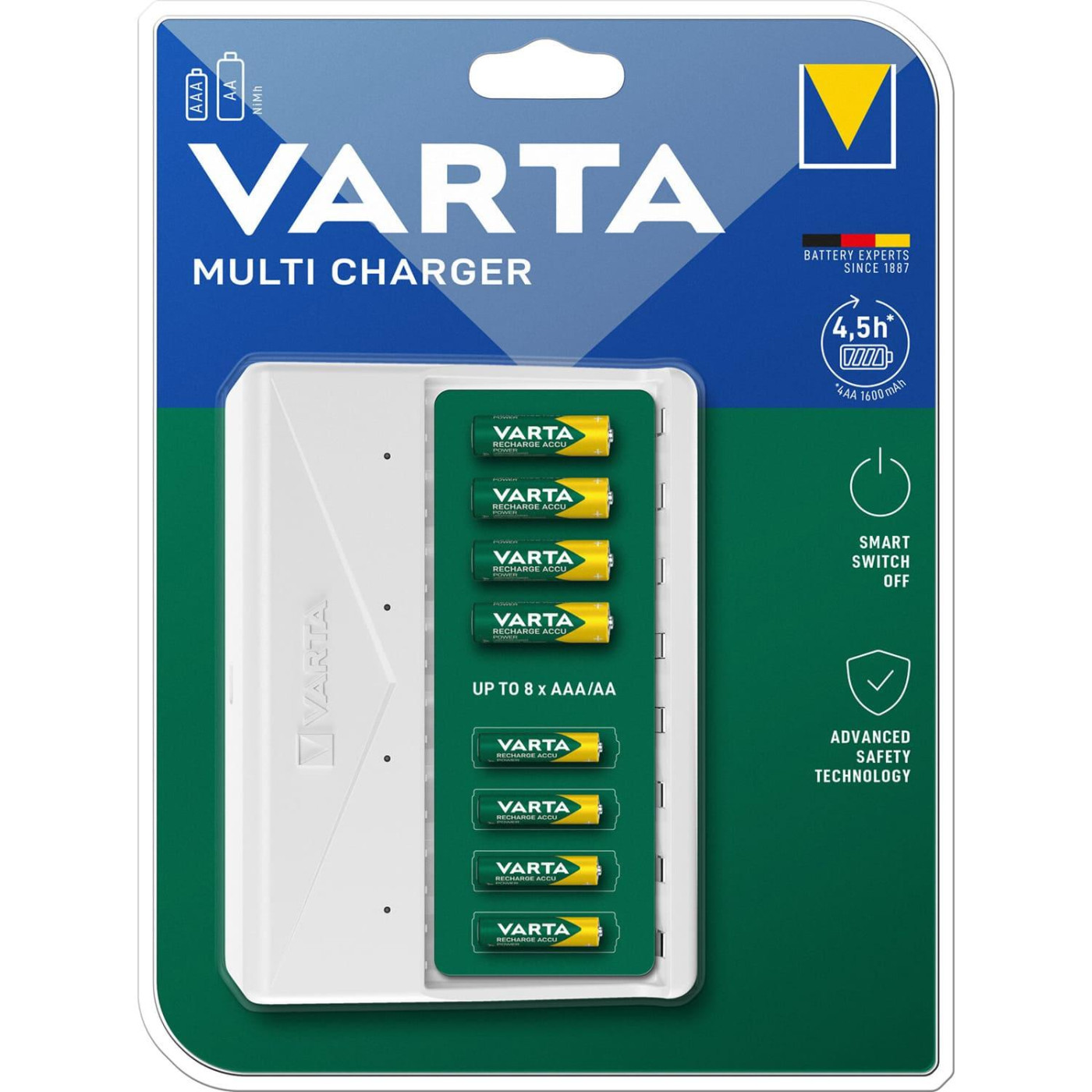 Зарядний пристрій Varta Multi Charger АА/АААх8 (57659101401)