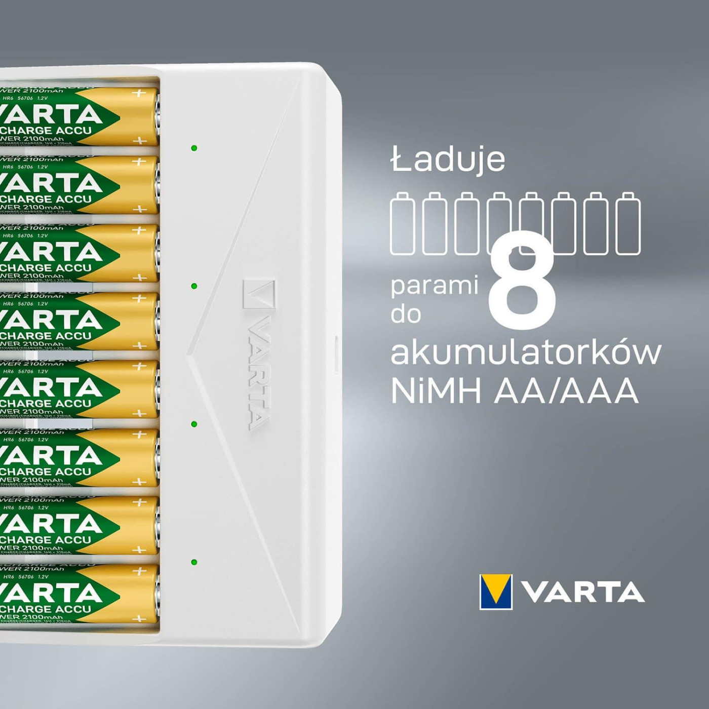 Зарядний пристрій Varta Multi Charger АА/АААх8 (57659101401)