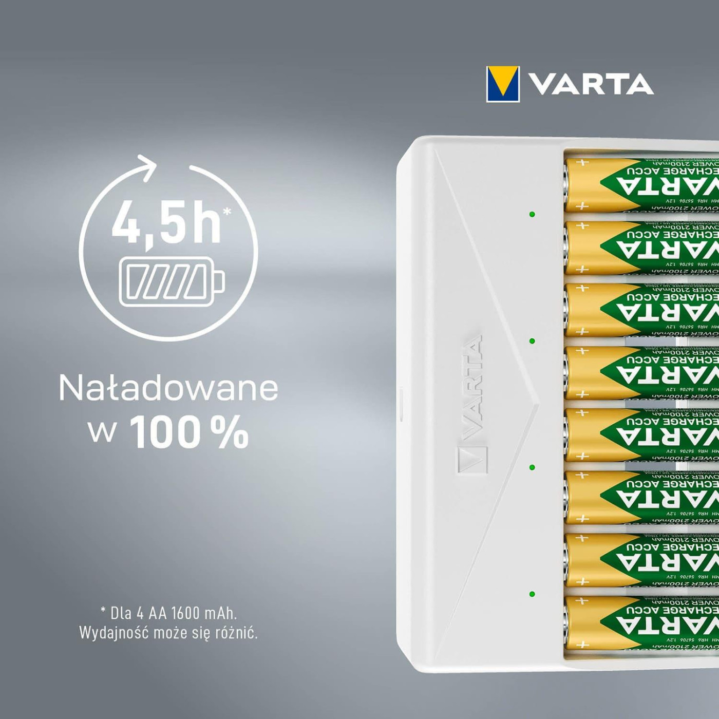 Зарядний пристрій Varta Multi Charger АА/АААх8 (57659101401)
