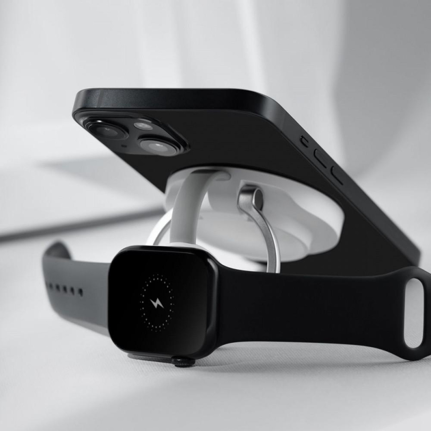 Бездротовий ЗП Proove Knocker 2 in 1 Qi2 white