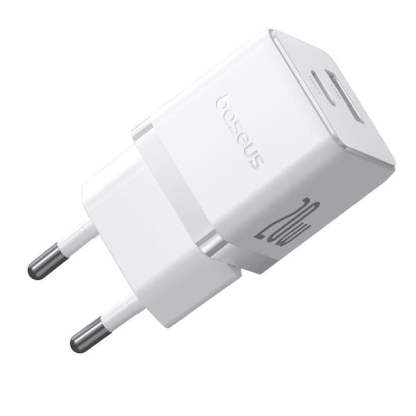 Зарядное устройство Baseus Palm Fast Charger Type-C+USB 20W white (P10111608213-00)