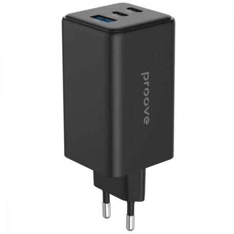 Зарядное устройство Proove Pocket GaN Max 100W (2Type-C + USB) black (WCPG10012201)