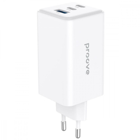 Зарядное устройство Proove Pocket GaN Max 100W (2Type-C + USB) white (WCPG10012202)