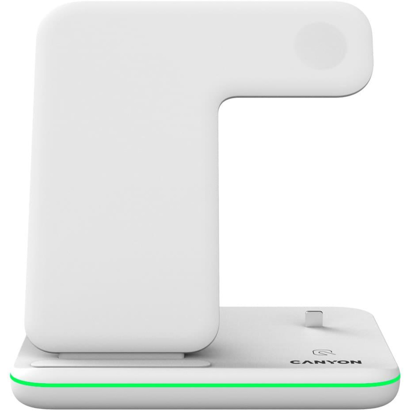 Зарядний пристрій Canyon WS-302 3 в 1 QI White (CNS-WCS302W)