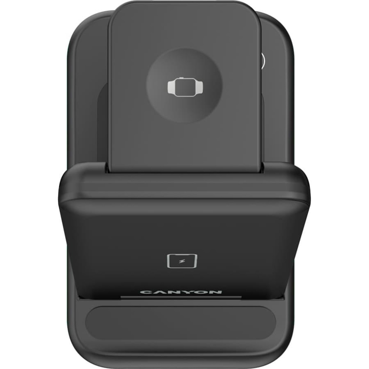 Зарядний пристрій Canyon WS-304 3 в 1 QI Black (CNS-WCS304B)