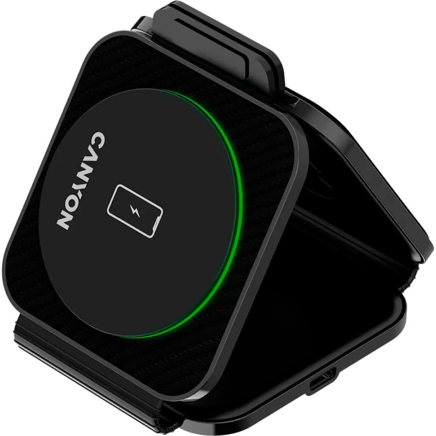 Зарядний пристрій Canyon WS-305 3 в 1 QI Black (CNS-WCS305B)