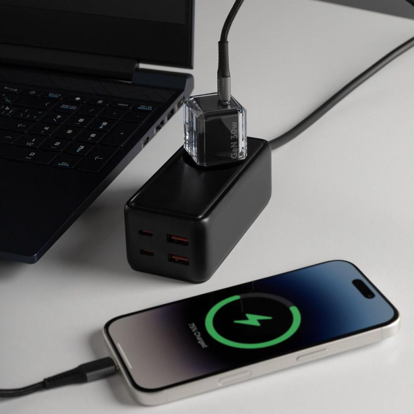 Зарядное устройство Proove Pure GaN 30W (Type-C) black (WCPU30012201)