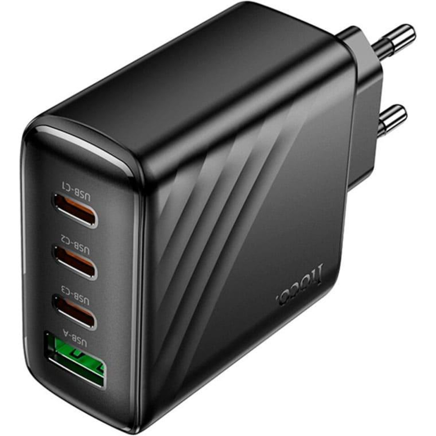 Зарядное устройство Hoco CS27A Supply PD67W (3C1A) charger (EU) Black (6942007639835)