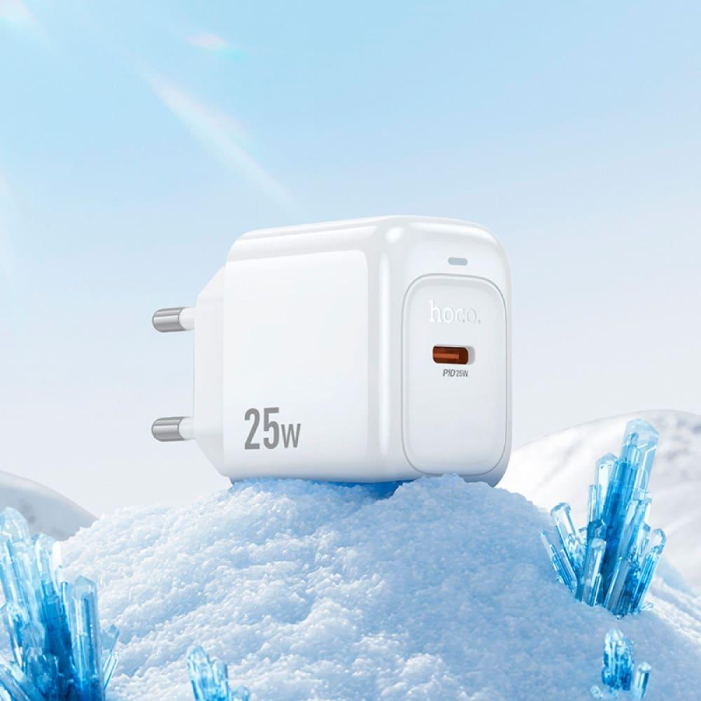 Зарядное устройство Hoco CS53A Surplus single port PD25W charger White (6942007631488)