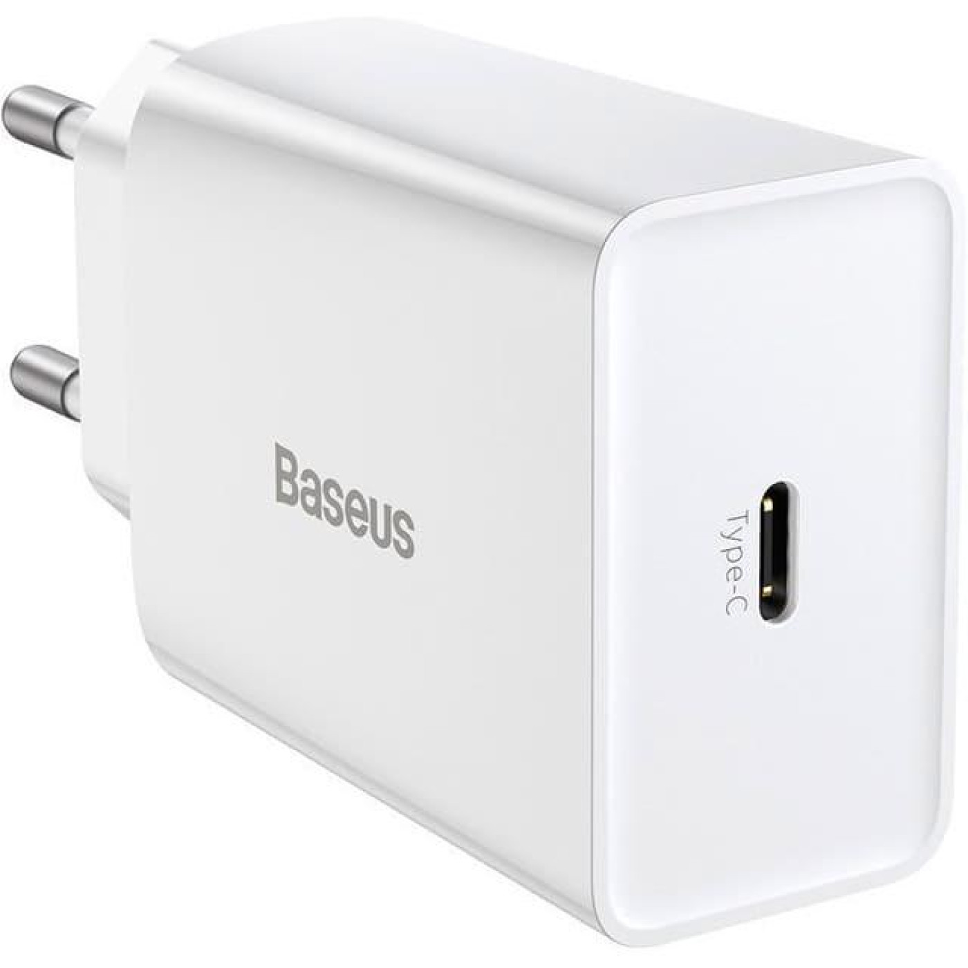 Зарядний пристрій Baseus (1USB-C 3A) 20W White (CCFS-SN02)