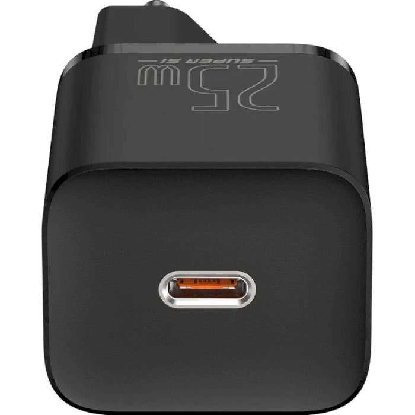 Зарядний пристрій Baseus Super Si Quick Charger 1C (1USB-C) 25W Black (CCSP020101)