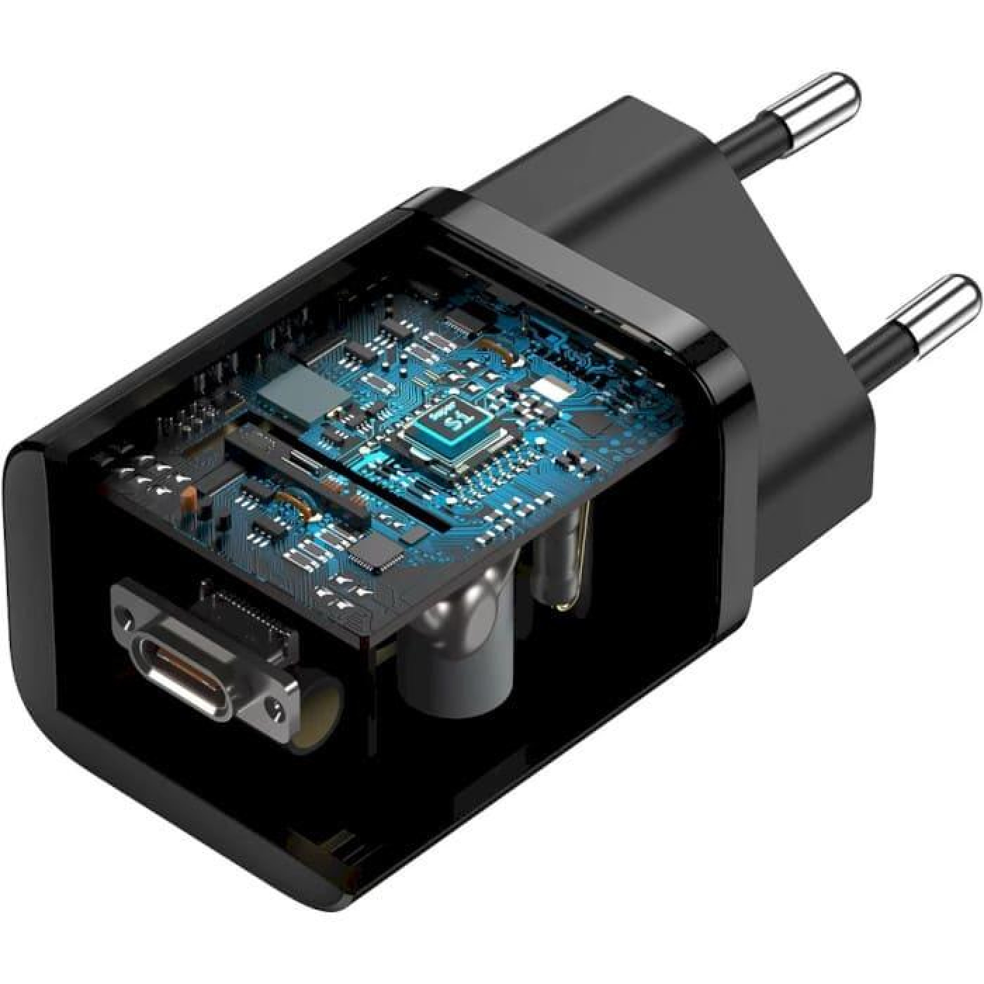 Зарядний пристрій Baseus Super Si Quick Charger 1C (1USB-C) 25W Black (CCSP020101)