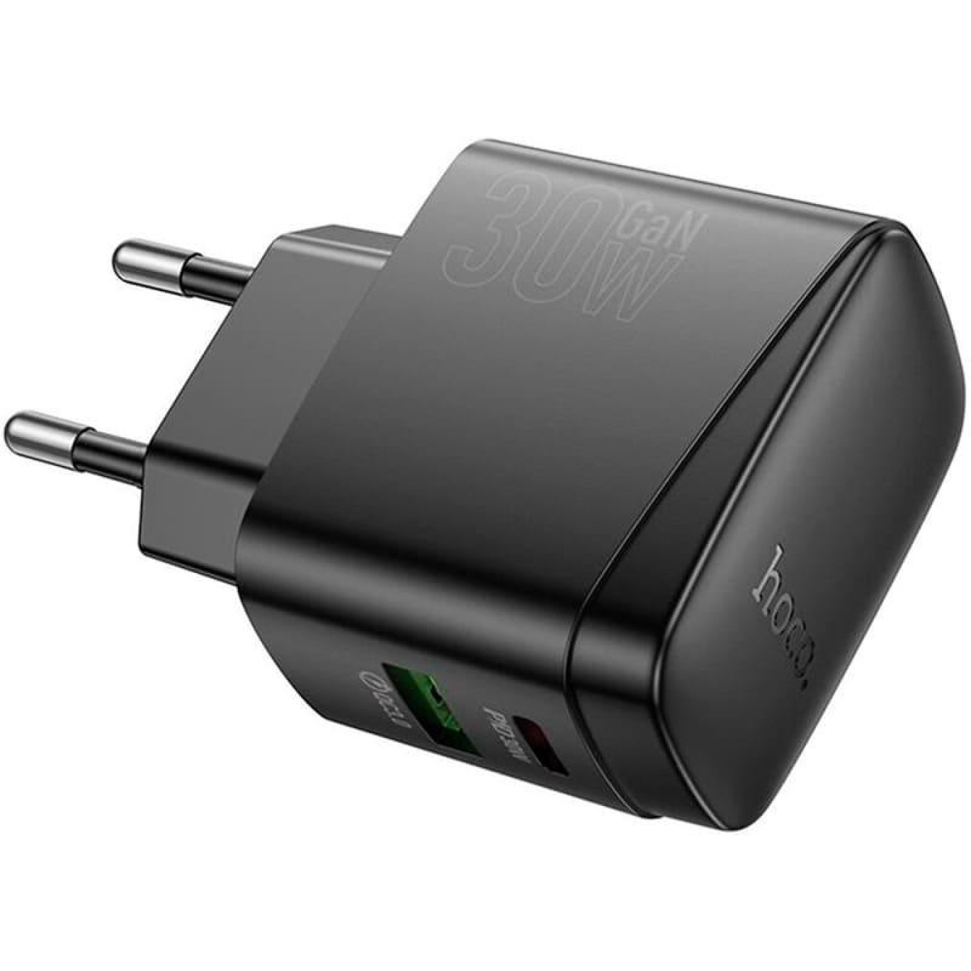 Зарядное устройство Hoco CS61A Bright PD30W+QC3.0 charger (EU) Black (6942007638425)