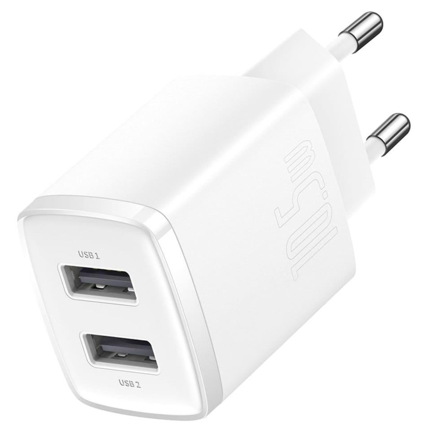 Зарядное устройство Baseus Compact 10,5W (2 USB) white (CCXJ010202)