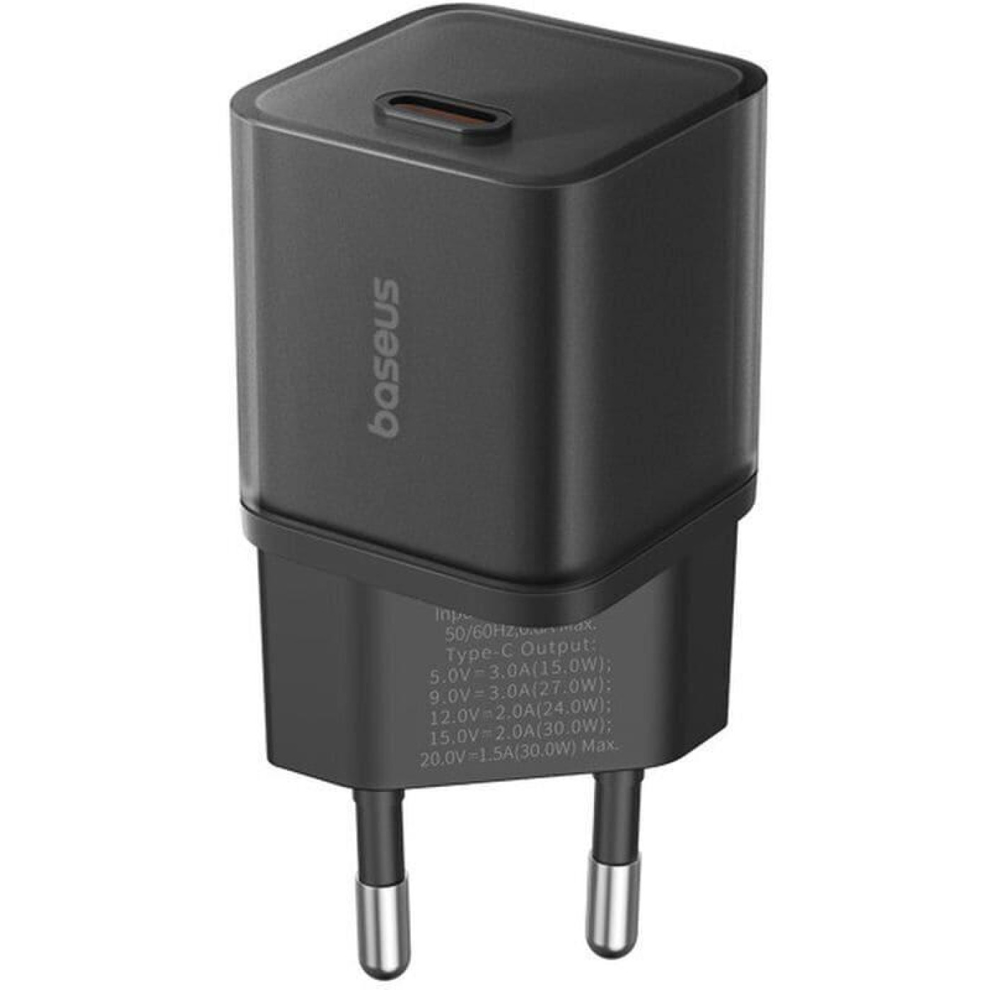 Зарядний пристрій Baseus GaN5 Fast Charger 1C 30W black (P10162504113-00)