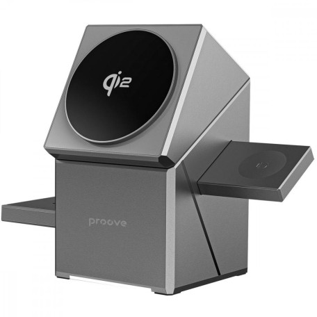 Зарядное устройство Proove Iron Hide 3 in 1 Qi2 gray (WSIH15000003)