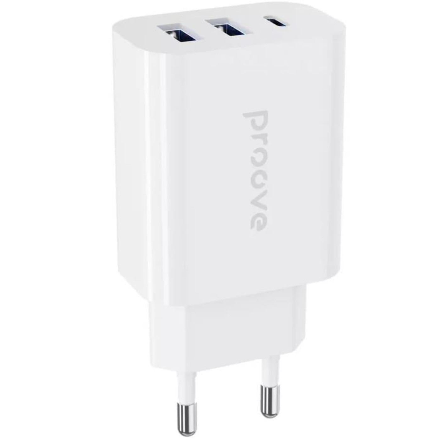 Зарядний пристрій Proove Rapid 30W (2 USB + Type-C) white (WCRP30210002)