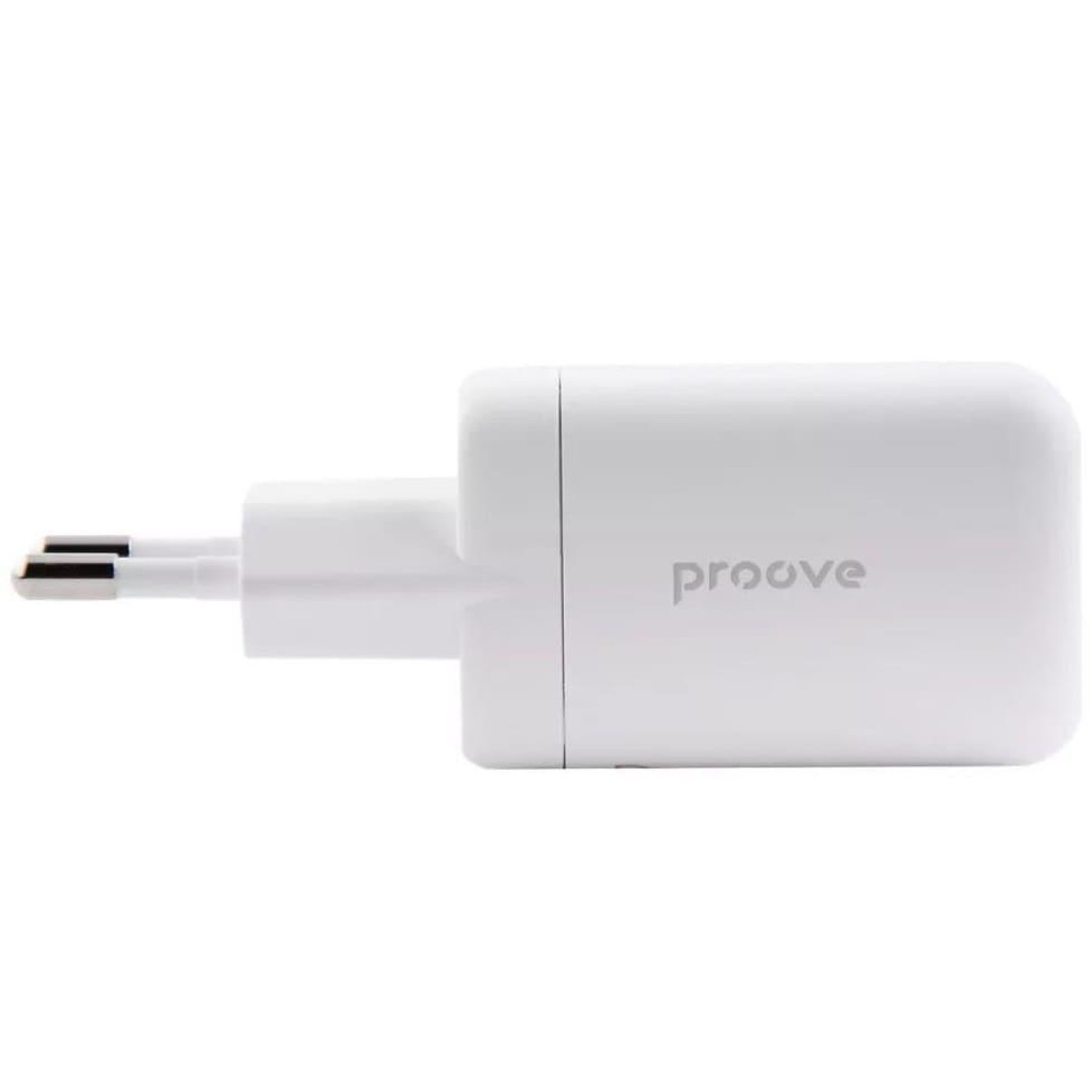 Зарядний пристрій Proove Silicone Power 40W (Type-C + Type-C) white (WCSP4020002)