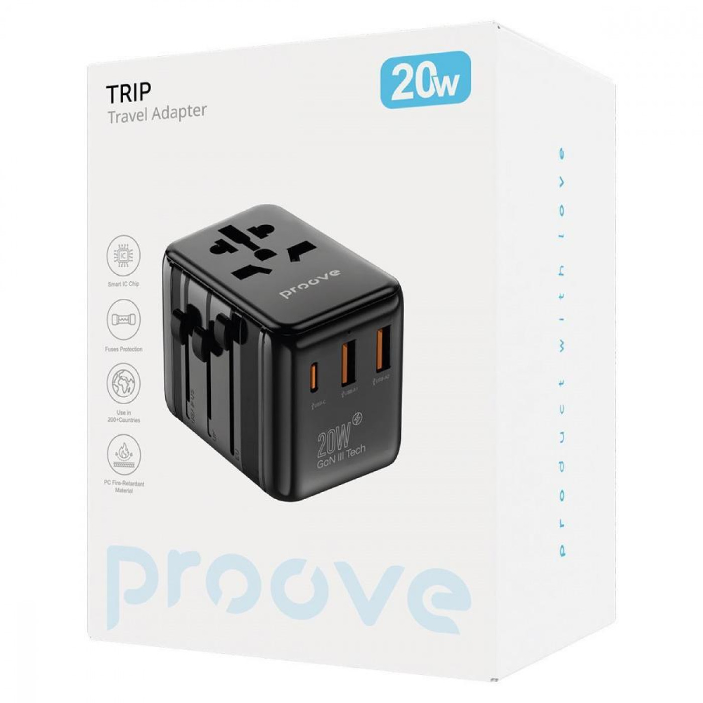 Зарядное устройство Proove Trip 20W black (TATL20310001)