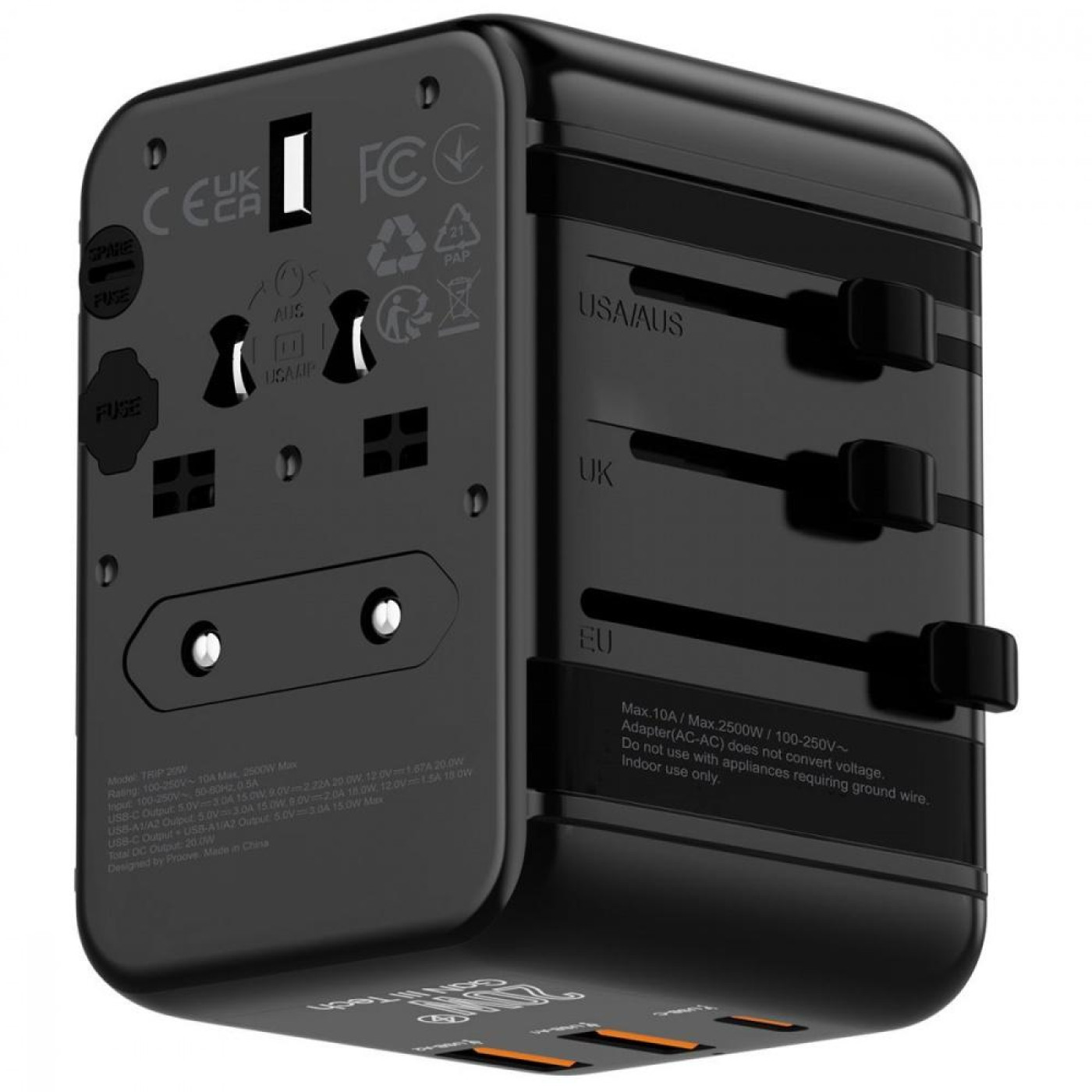 Зарядное устройство Proove Trip 20W black (TATL20310001)