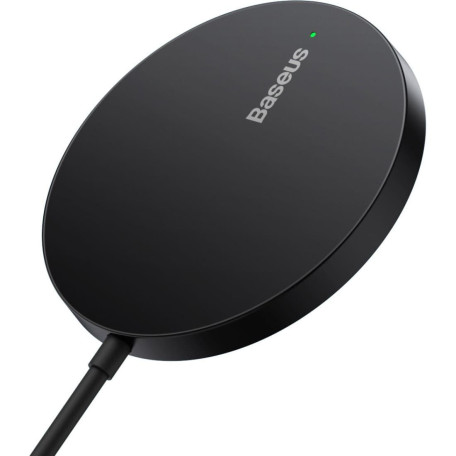 Зарядное устройство Baseus Simple Mini3 Magnetic Wireless Charger 15W black (CCJJ040001)