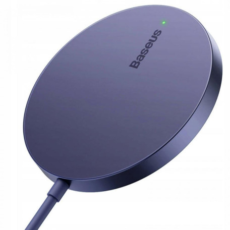 Зарядное устройство Baseus Simple Mini3 Magnetic Wireless Charger 15W purple (CCJJ040205)