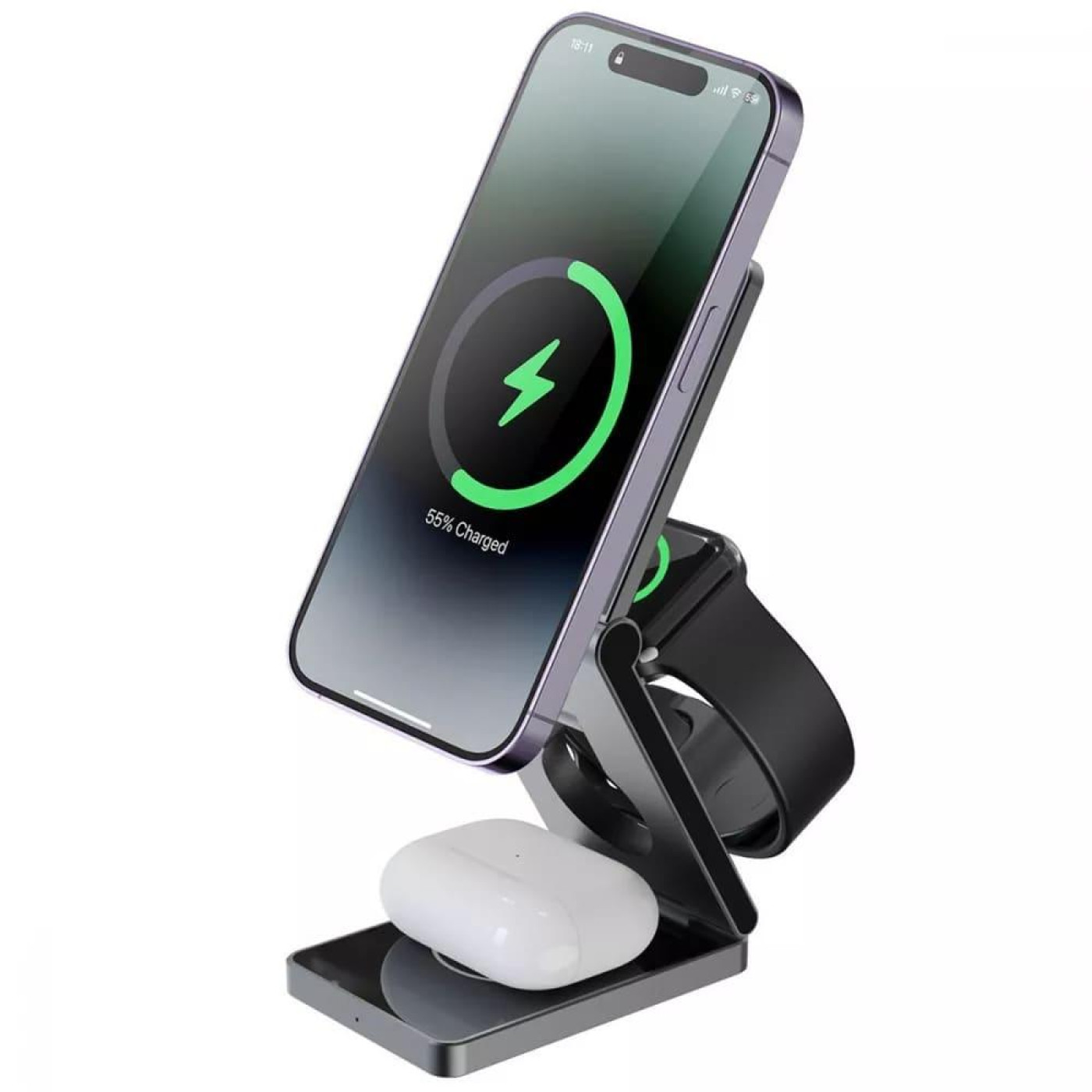 Зарядное устройство Proove Titan Volt 3 in 1 gray (WSTV15000003)