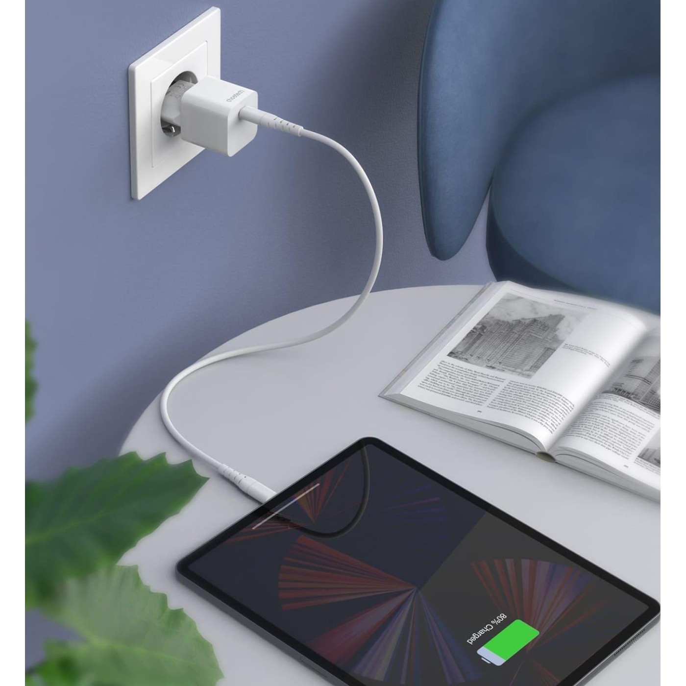 Зарядний пристрій Choetech PD5010-EU-WH, USB-С (PD5010-EU-WH)