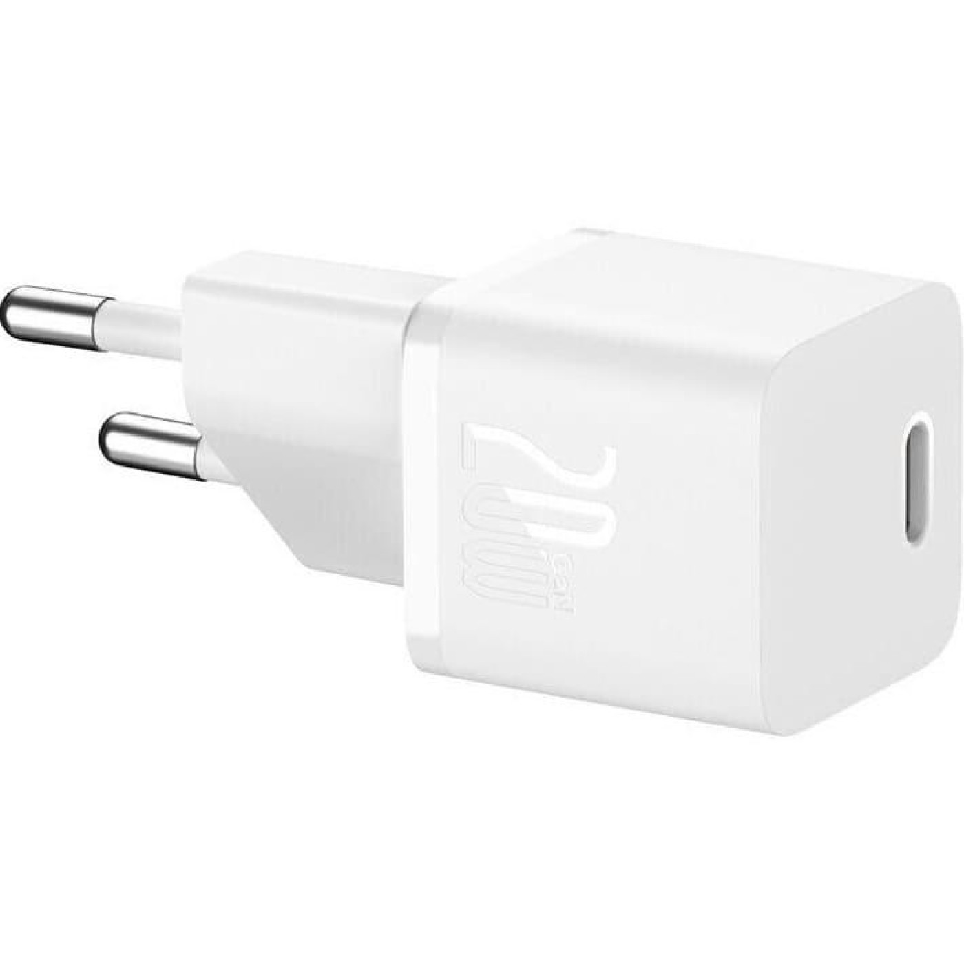Зарядний пристрій Baseus GaN5 Fast Charger 1C 20W white (CCGN050102)