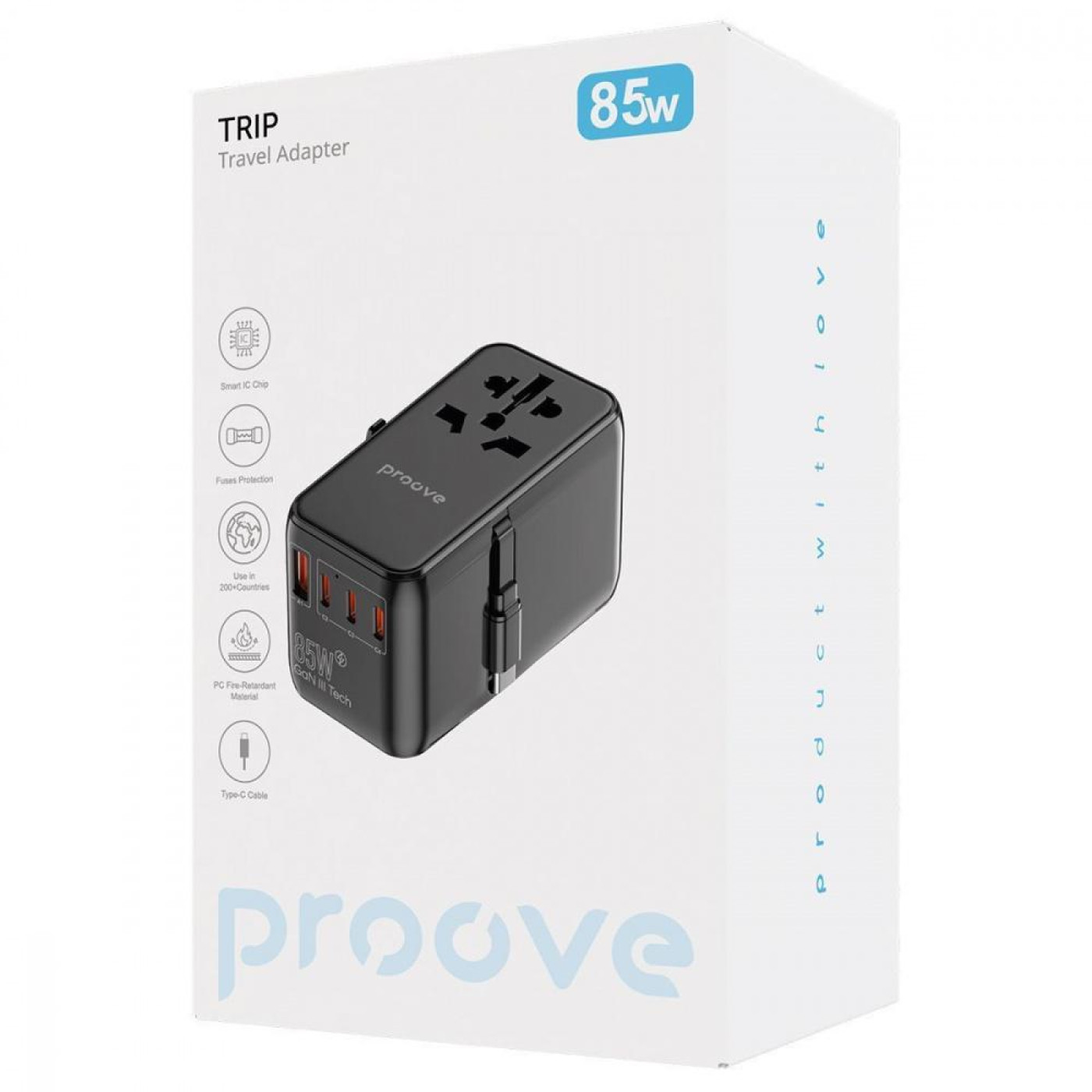 Зарядное устройство Proove Trip 85W black (TATR85130001)