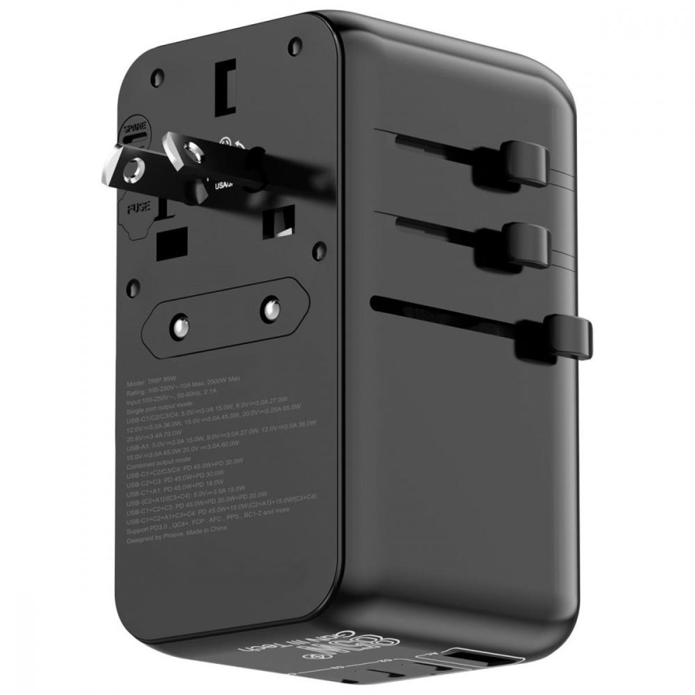 Зарядное устройство Proove Trip 85W black (TATR85130001)