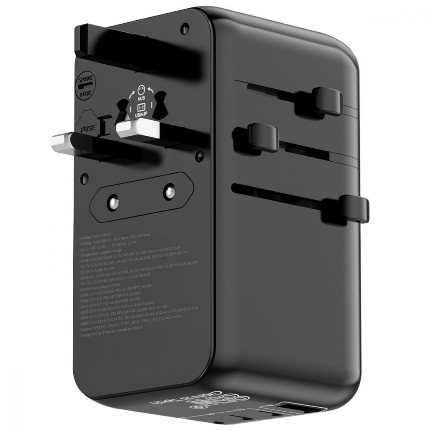 Зарядное устройство Proove Trip 85W black (TATR85130001)