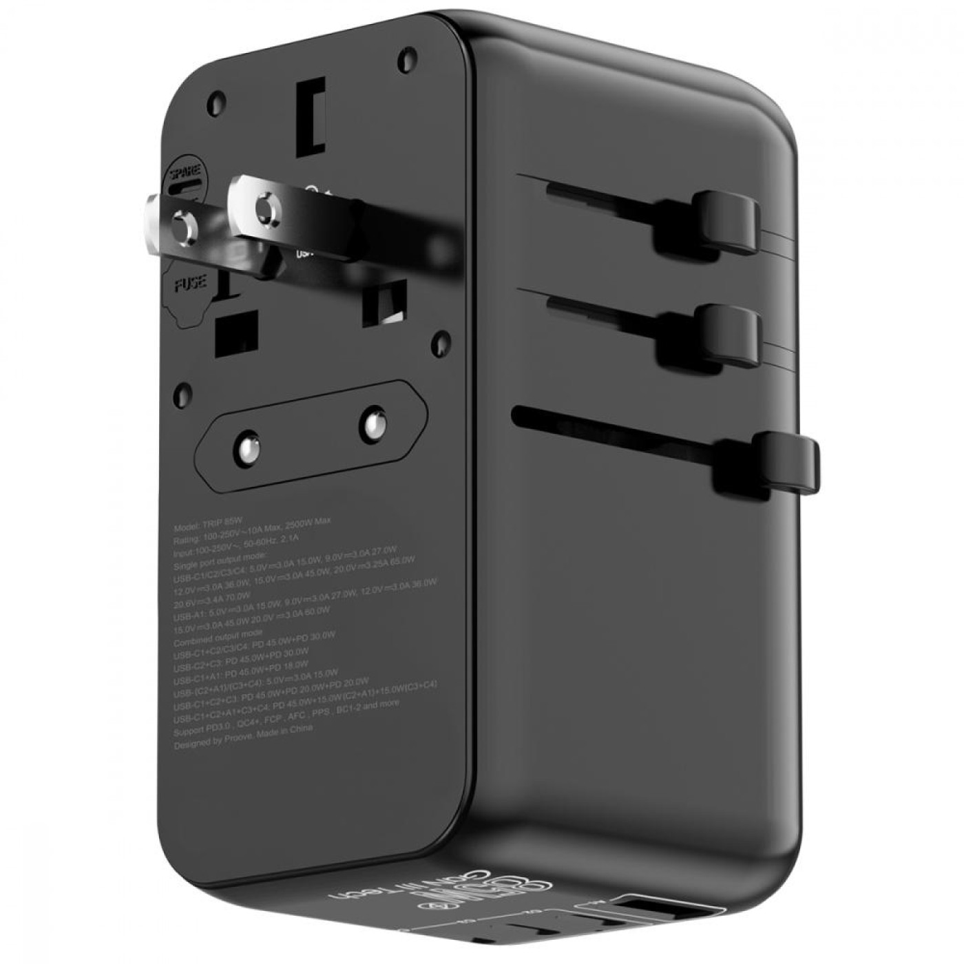 Зарядное устройство Proove Trip 85W black (TATR85130001)