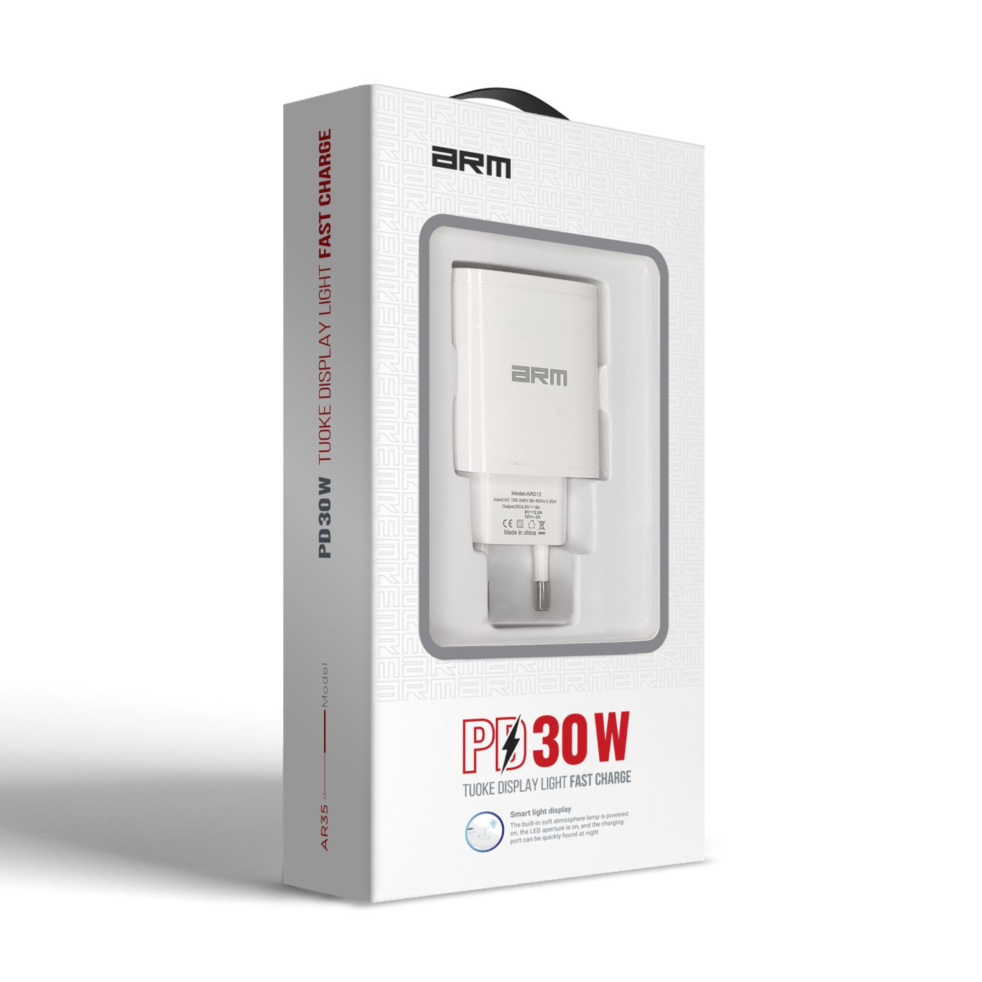 Сетевое зарядное устройство ArmorStandart AR35 PD30W USB QC3.0 White (ARM69689)