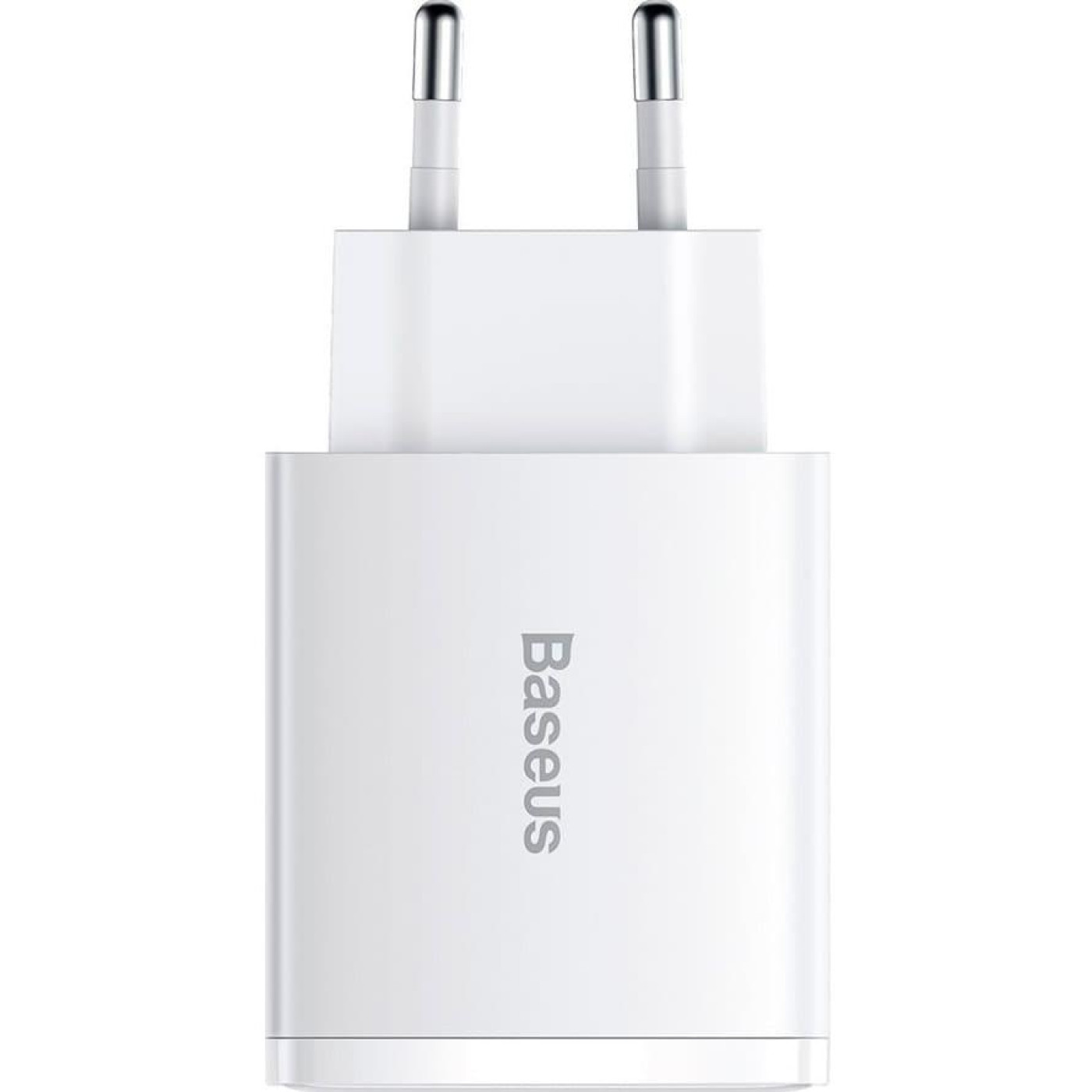 Зарядний пристрій Baseus Compact Quick Charger 30W QC+ PD (1Type-C + 2USB) white (CCXJ-E02)