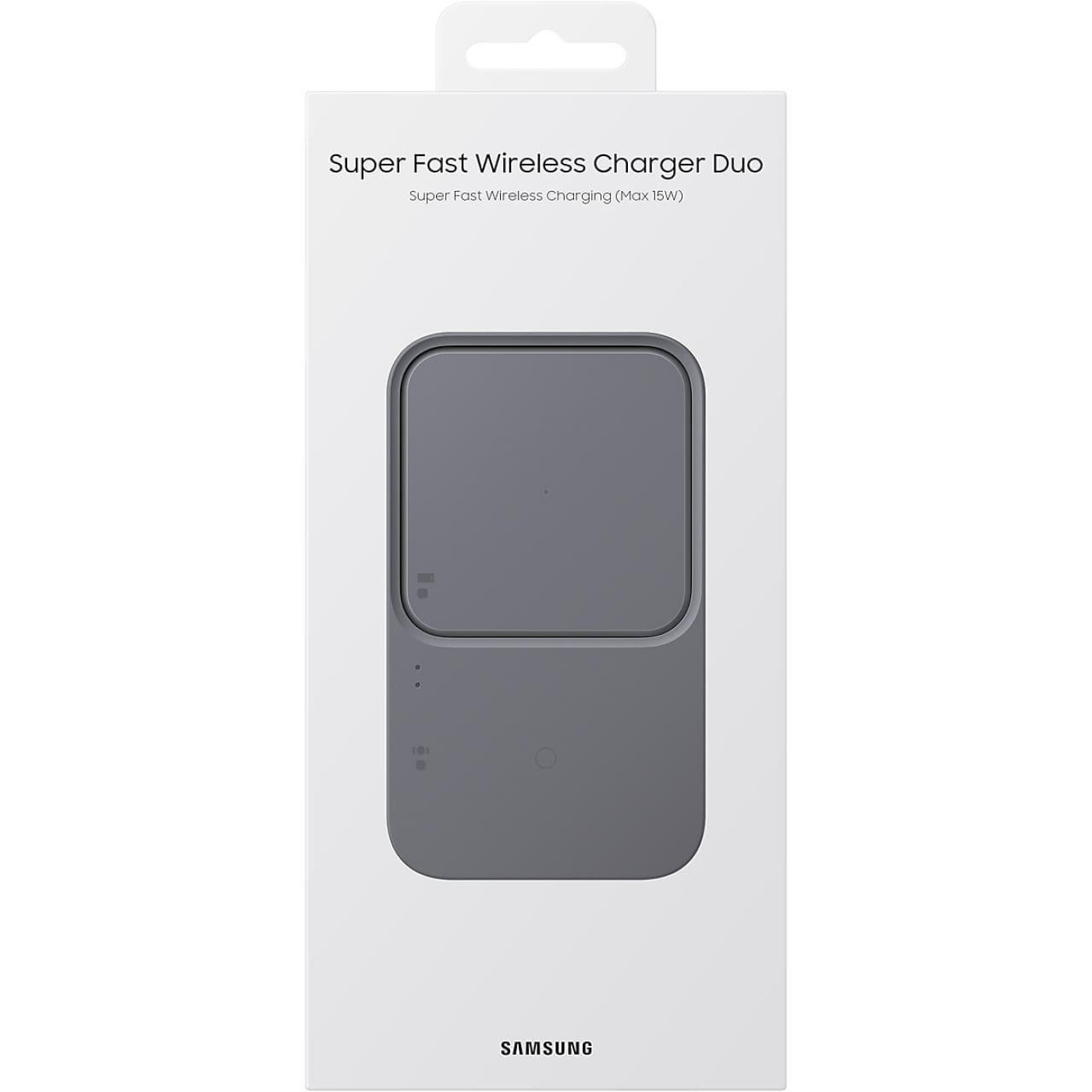 Зарядний пристрій Samsung Duo 15Вт, сірий темний (EP-P5400BBEGEU)